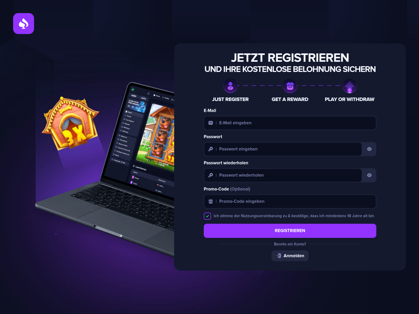 Screenshot of brainrotbet.com