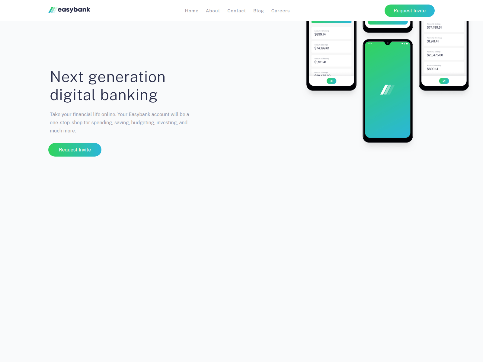 Screenshot of easy-bank-landing-page-weblytic.vercel.app