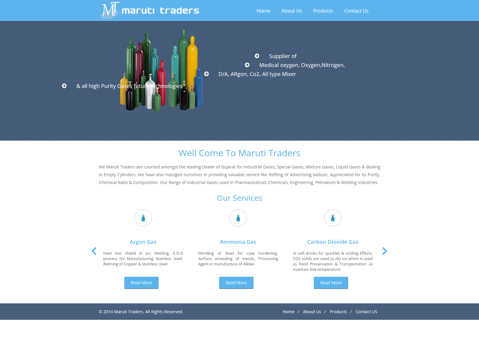 Screenshot of marutitraders99.com