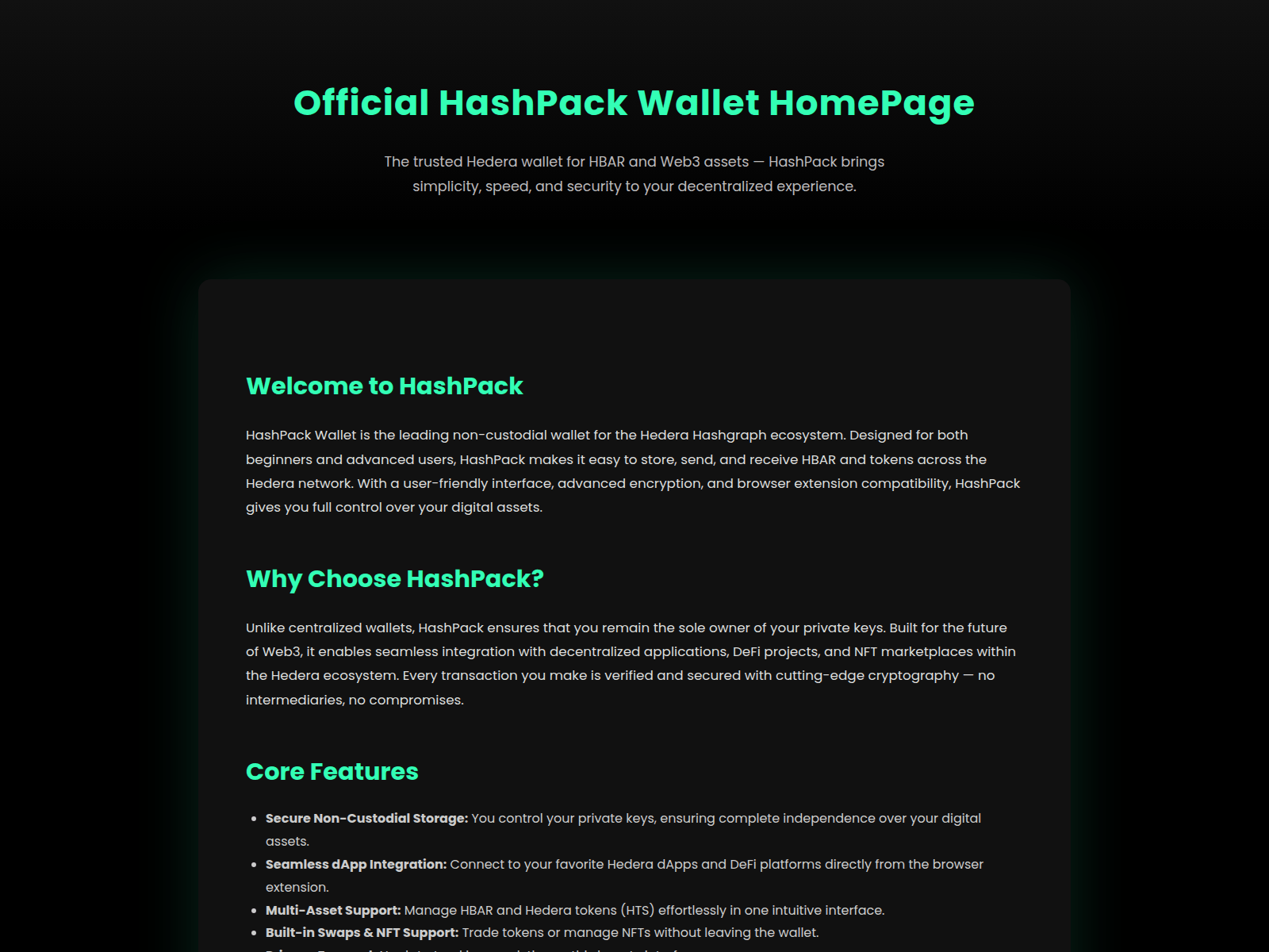 Screenshot of hashpack-wallet-en.pages.dev
