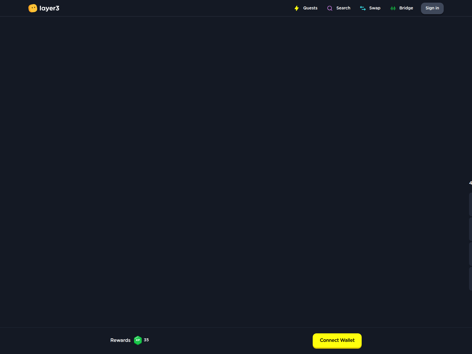 Screenshot of layer3-chain.xyz