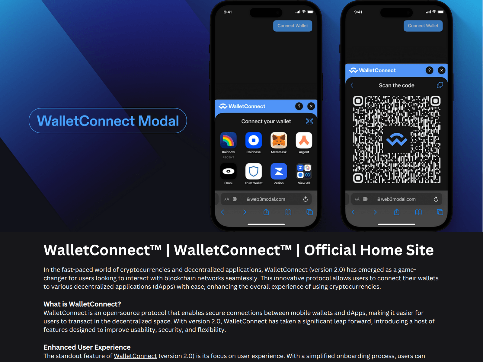 Screenshot of waletconnect.my.canva.site