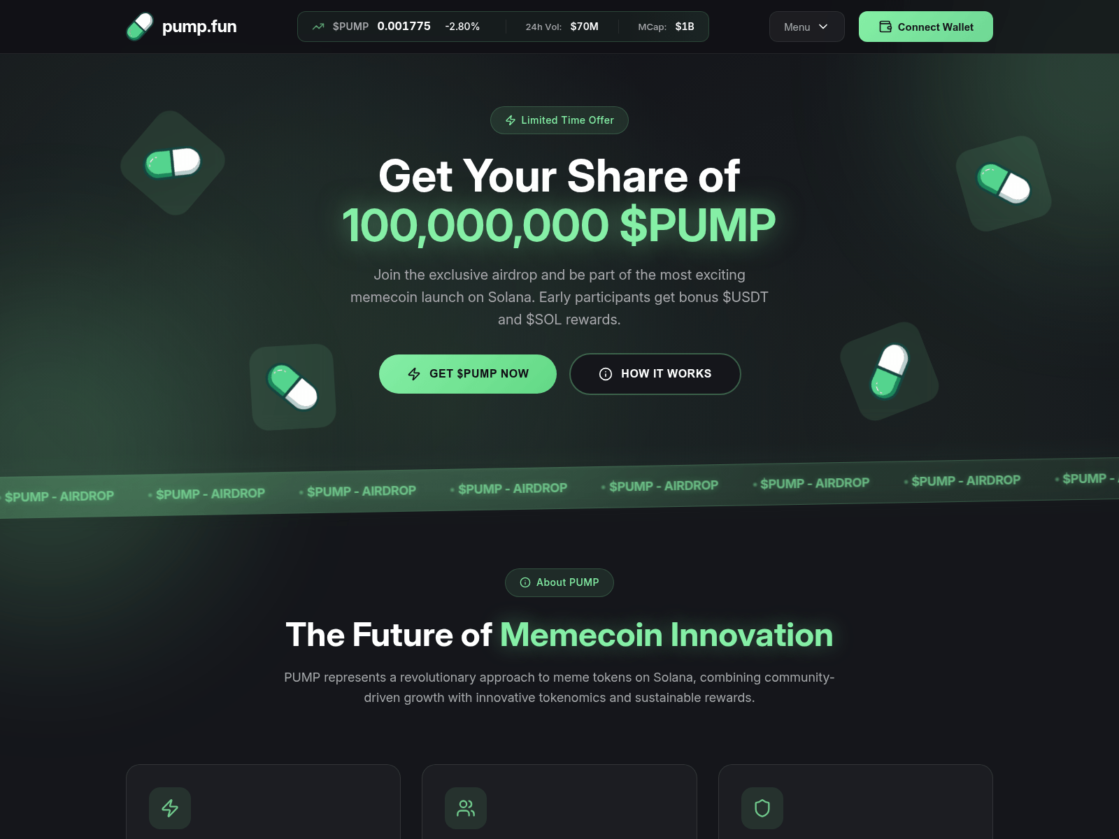 Screenshot of pumpfun-prize.info