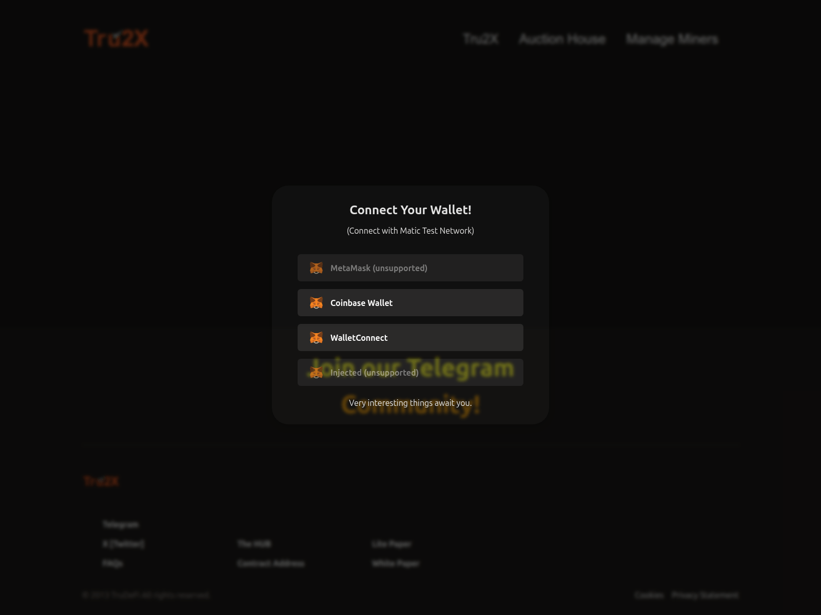 Screenshot of double.trudefi.io