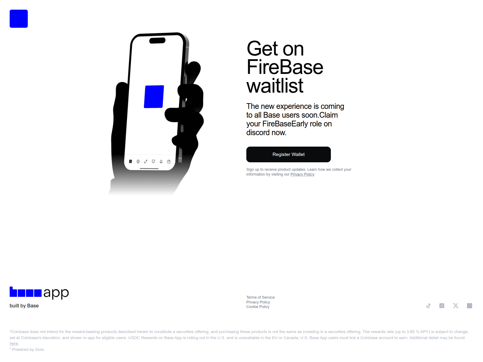 Screenshot of claimable.firebaseapp.com