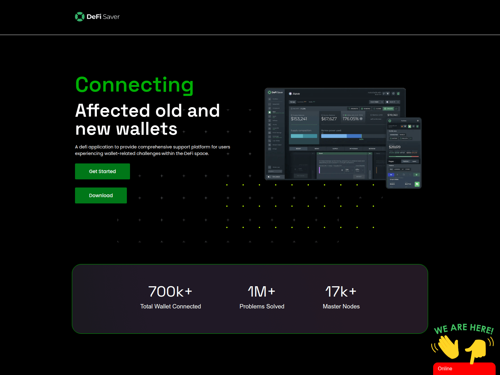 Screenshot of chainsupports.firebaseapp.com