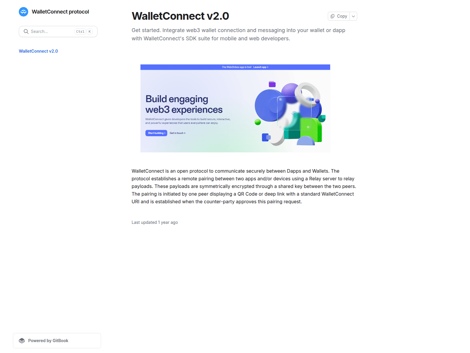 Screenshot of waletconct.gitbook.io