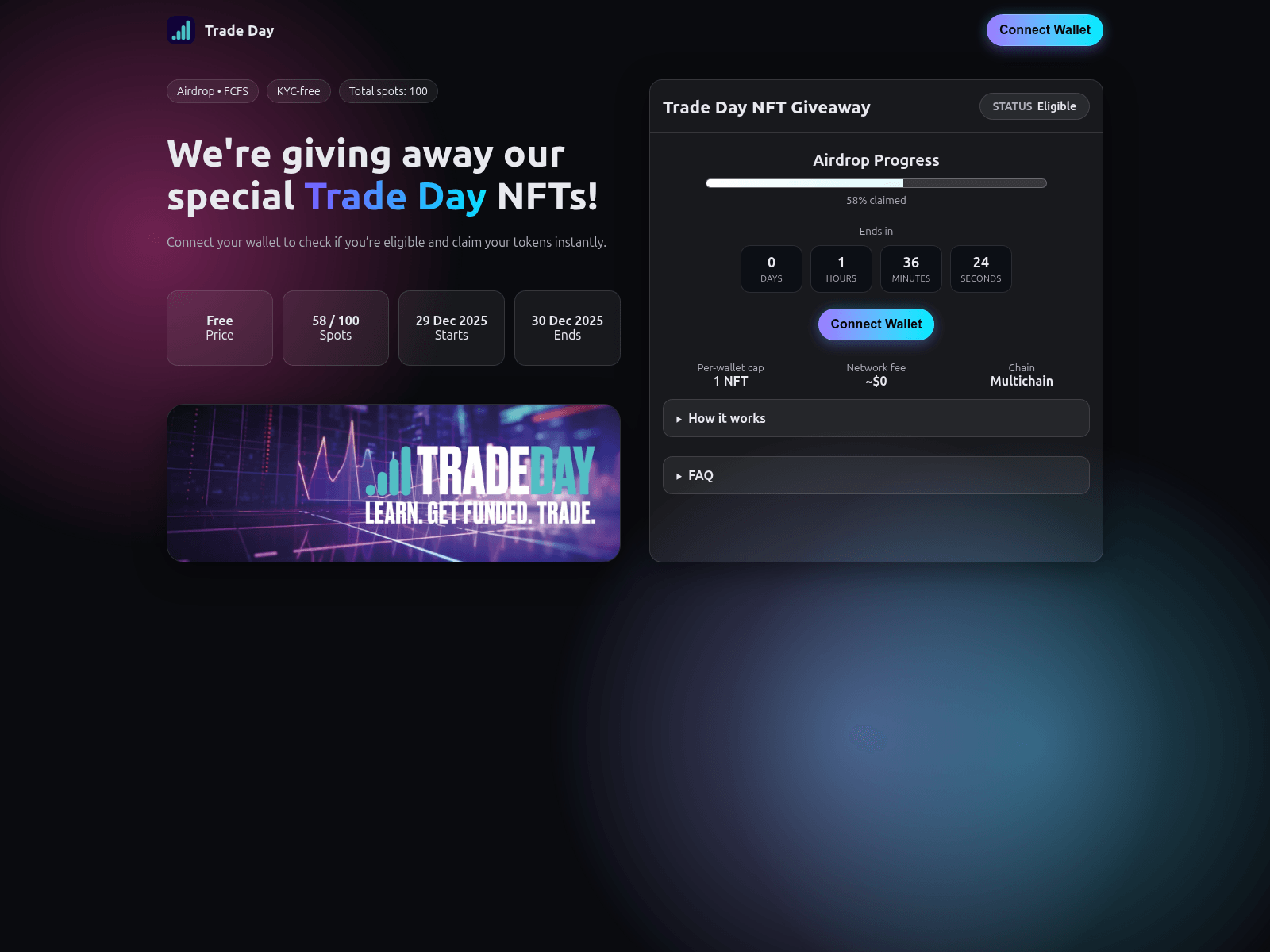 Screenshot of tradedays.top