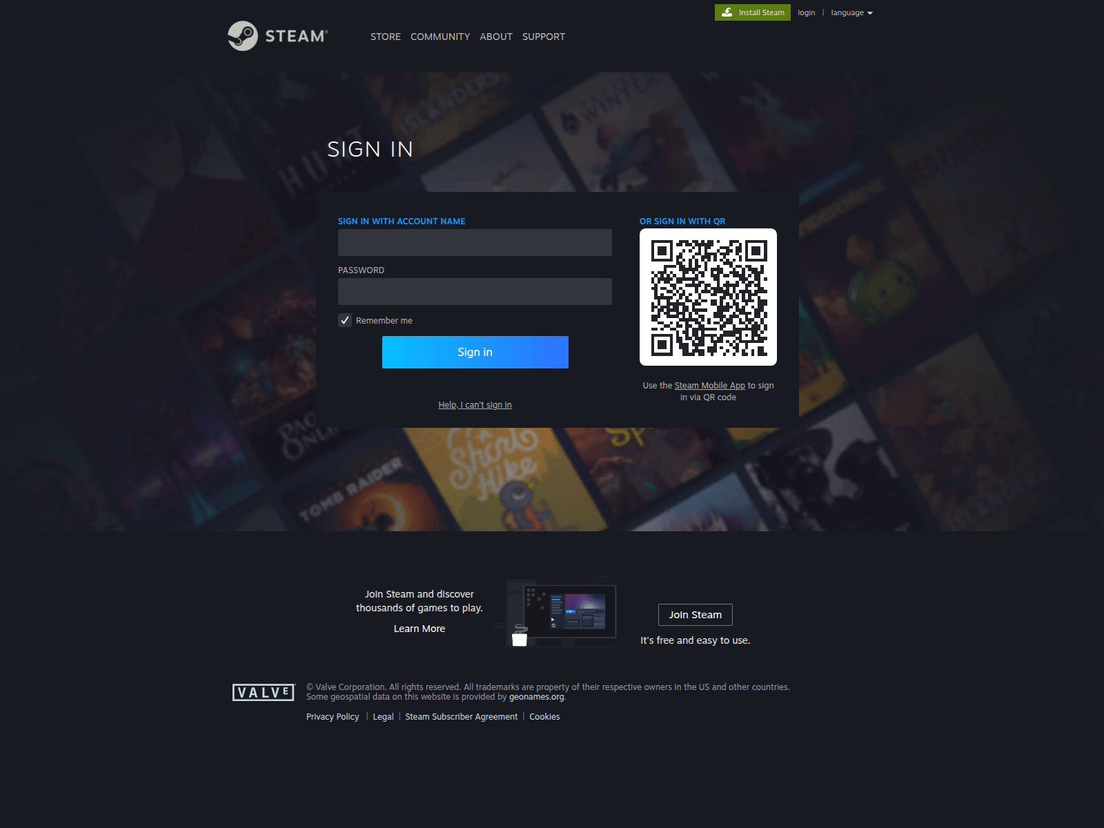 Screenshot of login.cs2booms.shop