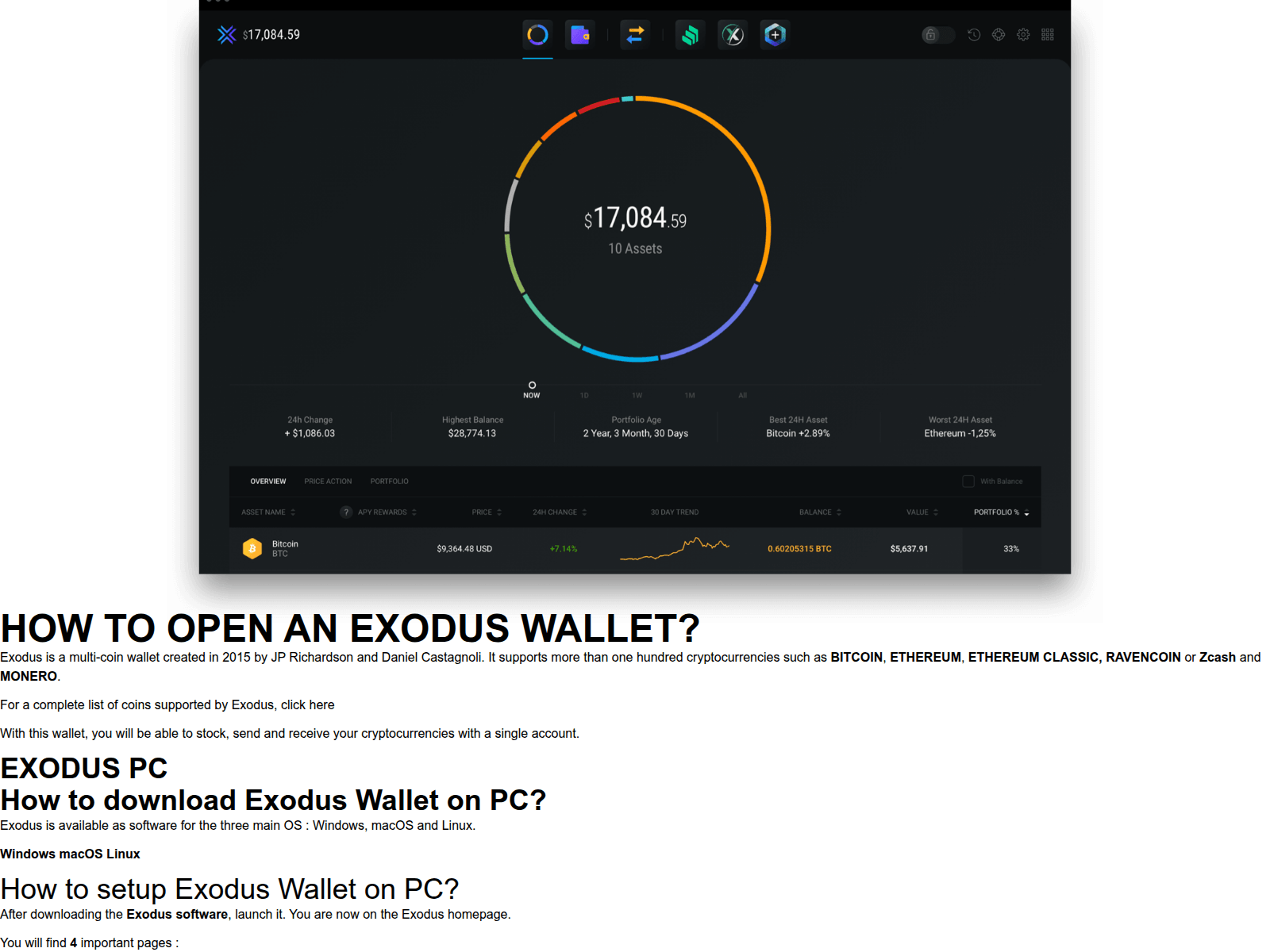 Screenshot of exoduswallet.versoly.page