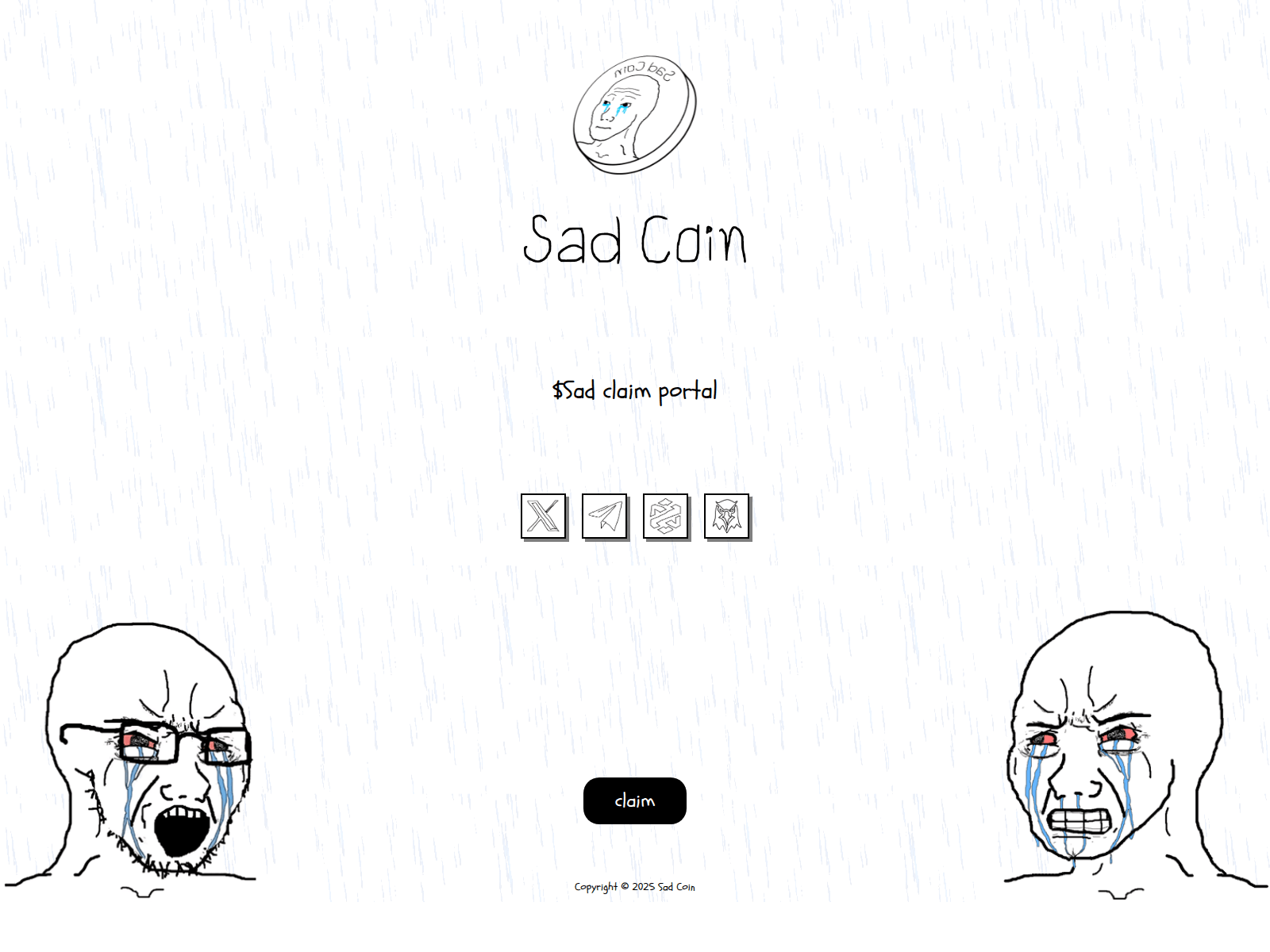 Screenshot of sadcoin.top