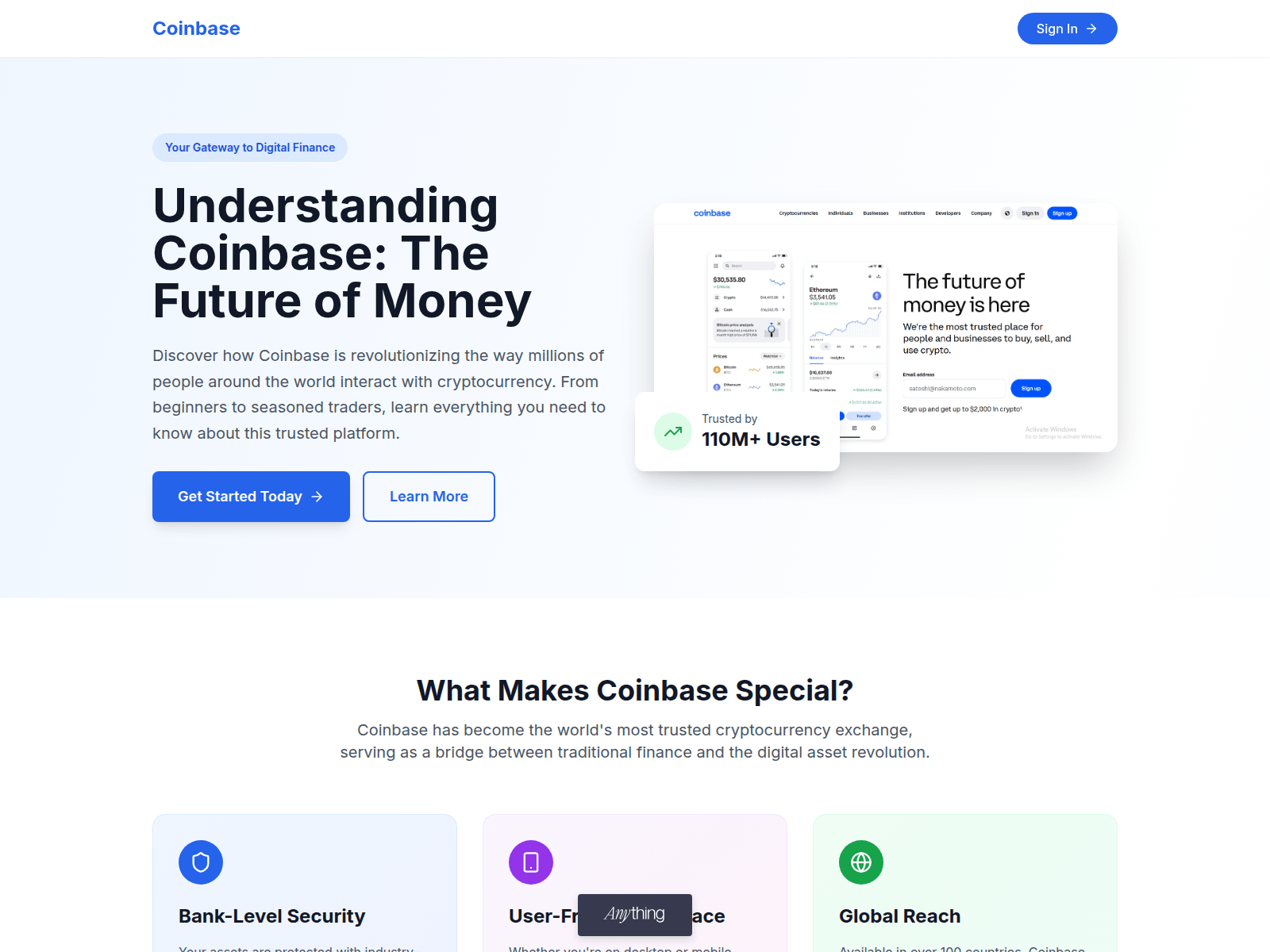 Screenshot of signincoinbasecom.created.app