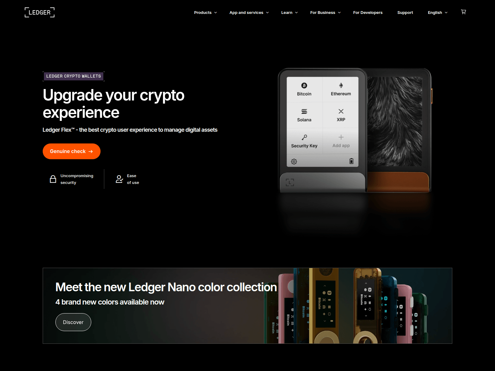 Screenshot of livefix-ledger.com