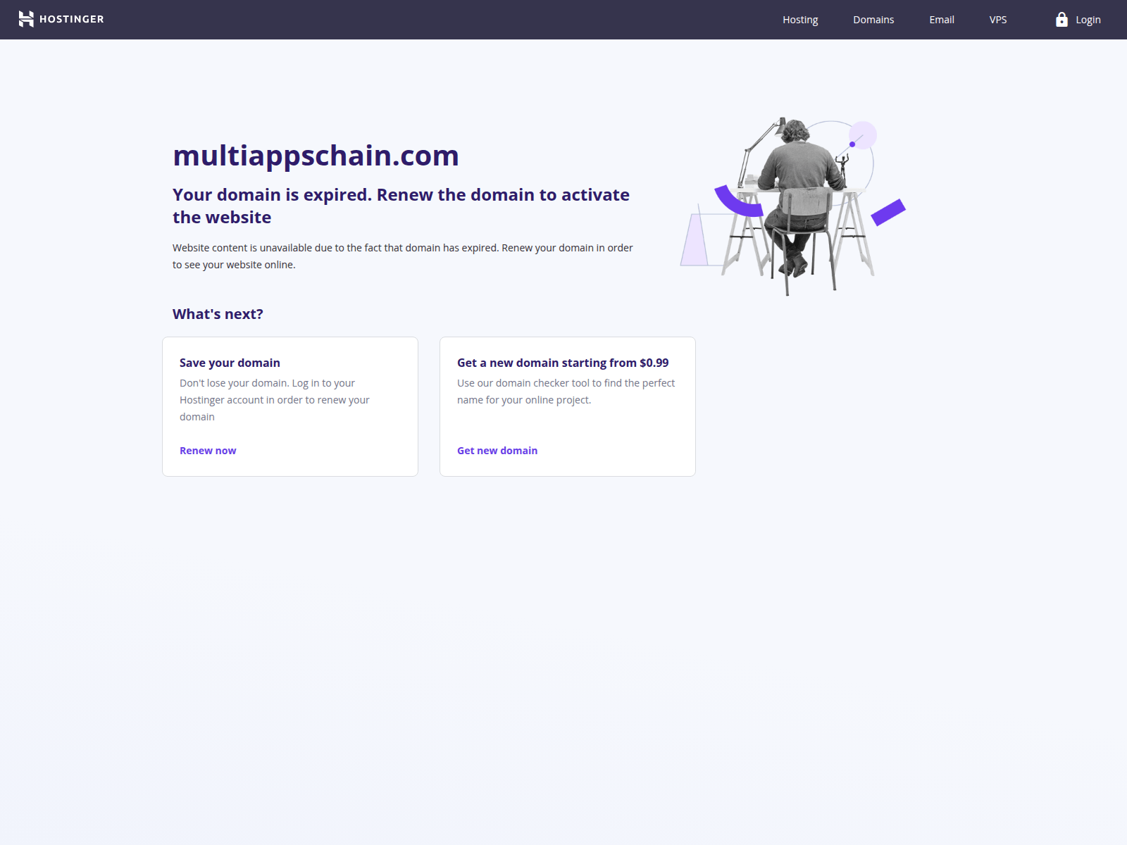 Screenshot of multiappschain.com