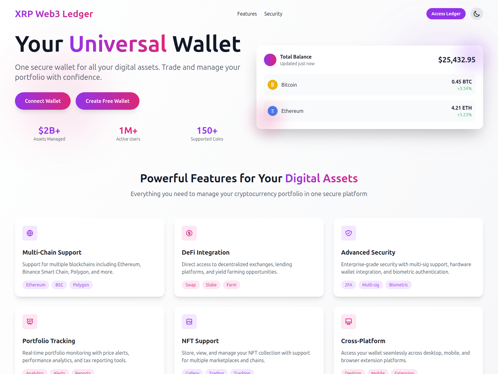 Screenshot of xrpweb3ledger.com