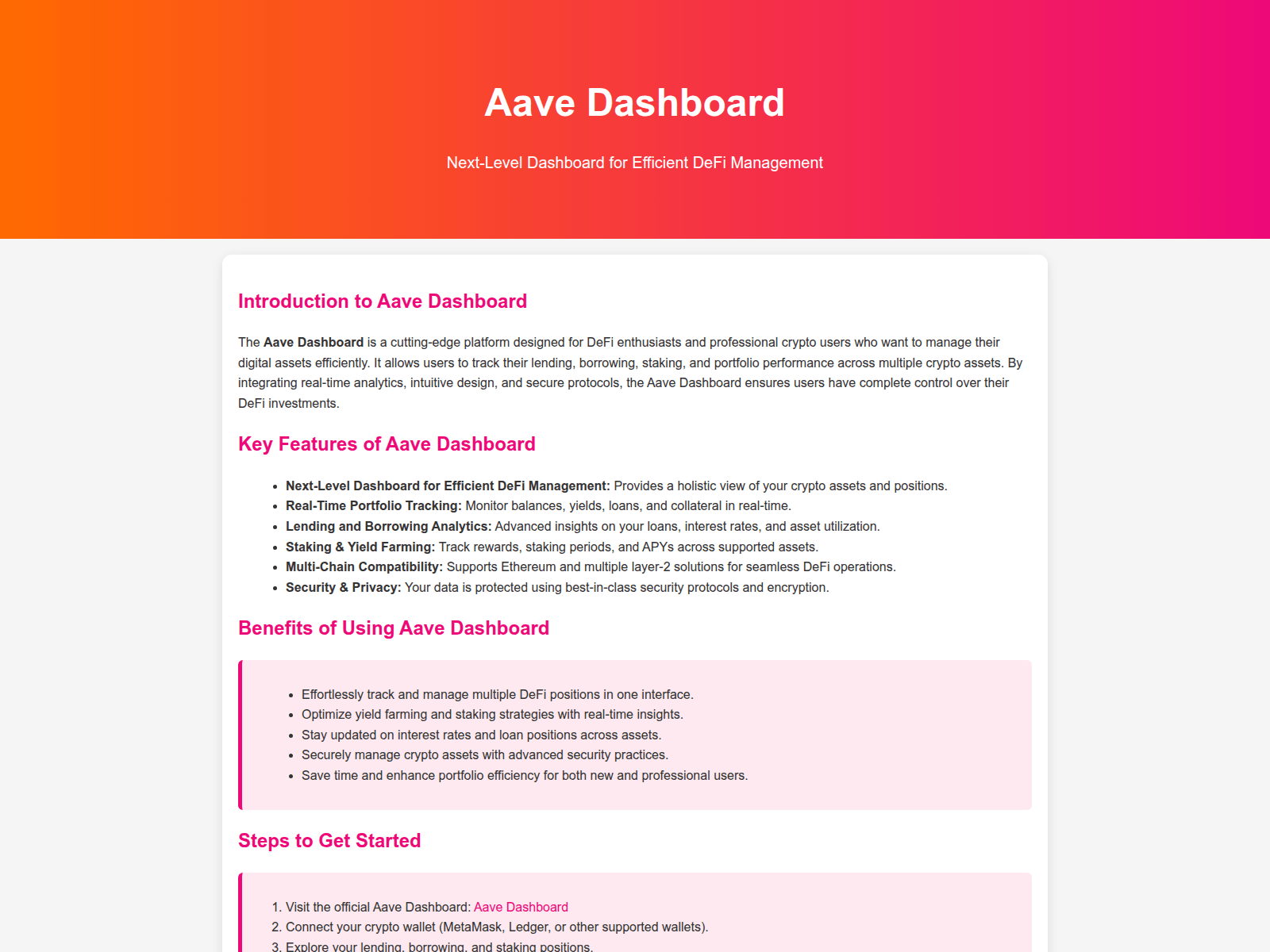 Screenshot of io-us-aave-dashboard.pages.dev
