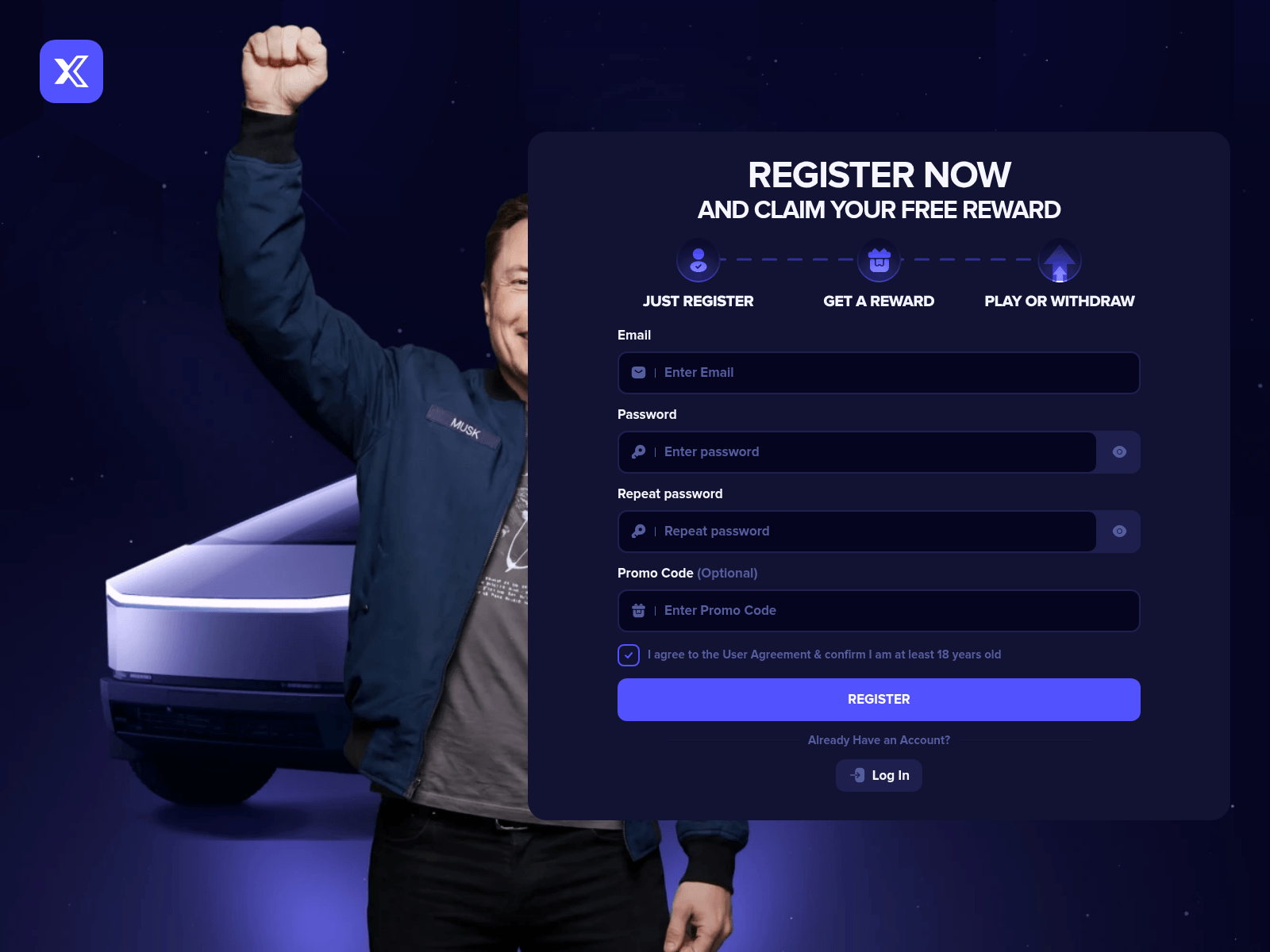 Screenshot of xaegamb.com