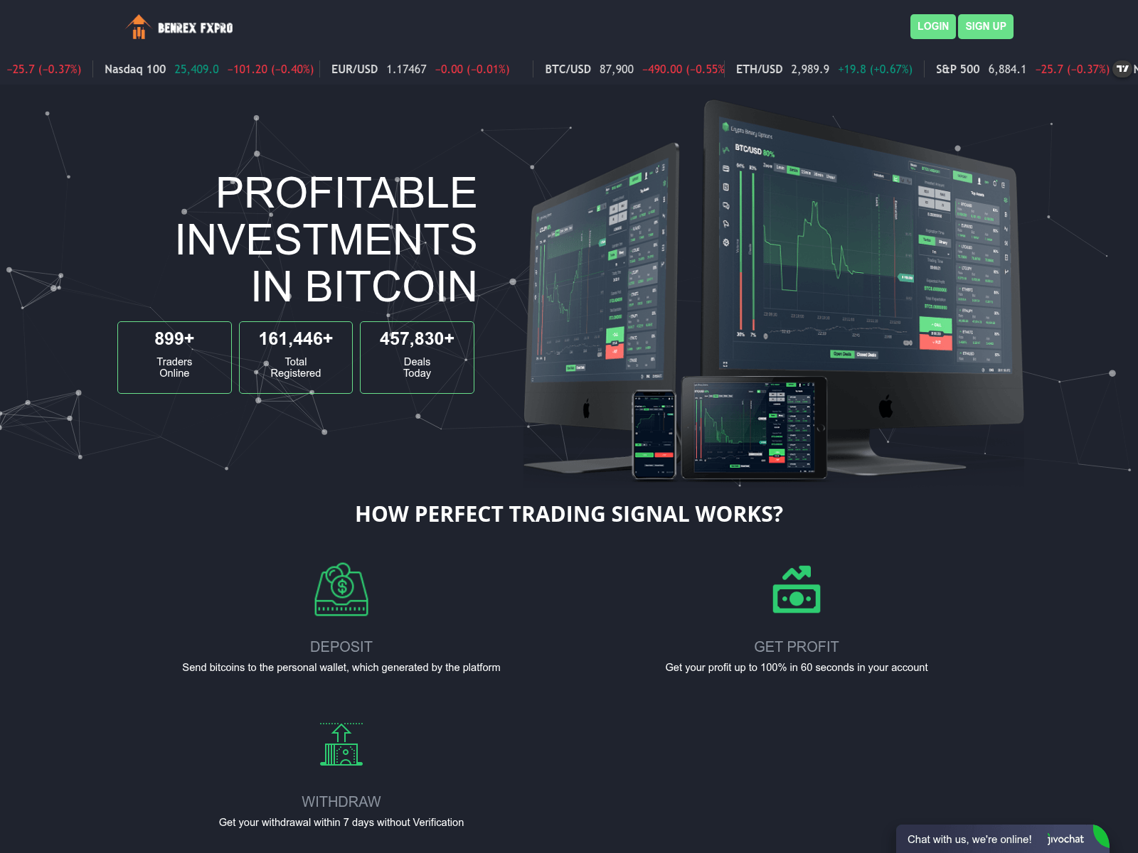Screenshot of bitfxpips.live