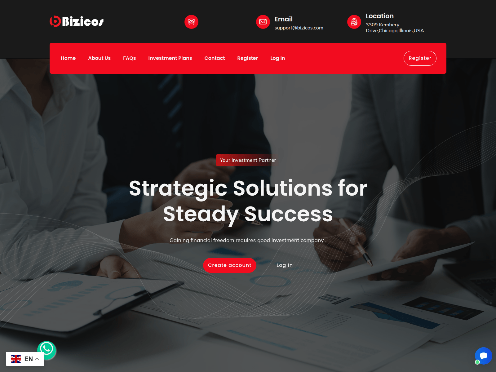 Screenshot of bizicos.com