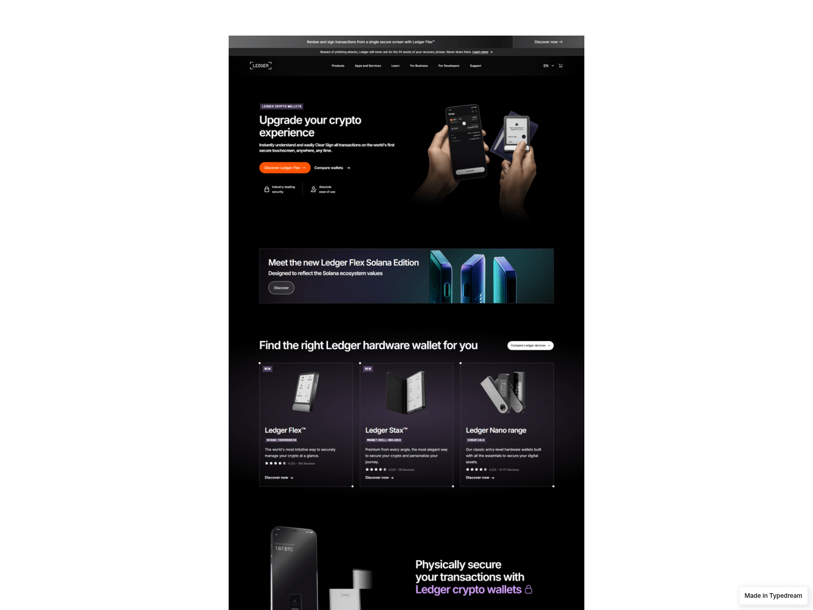 Screenshot of en-ledger-com-us-en-live.typedream.app