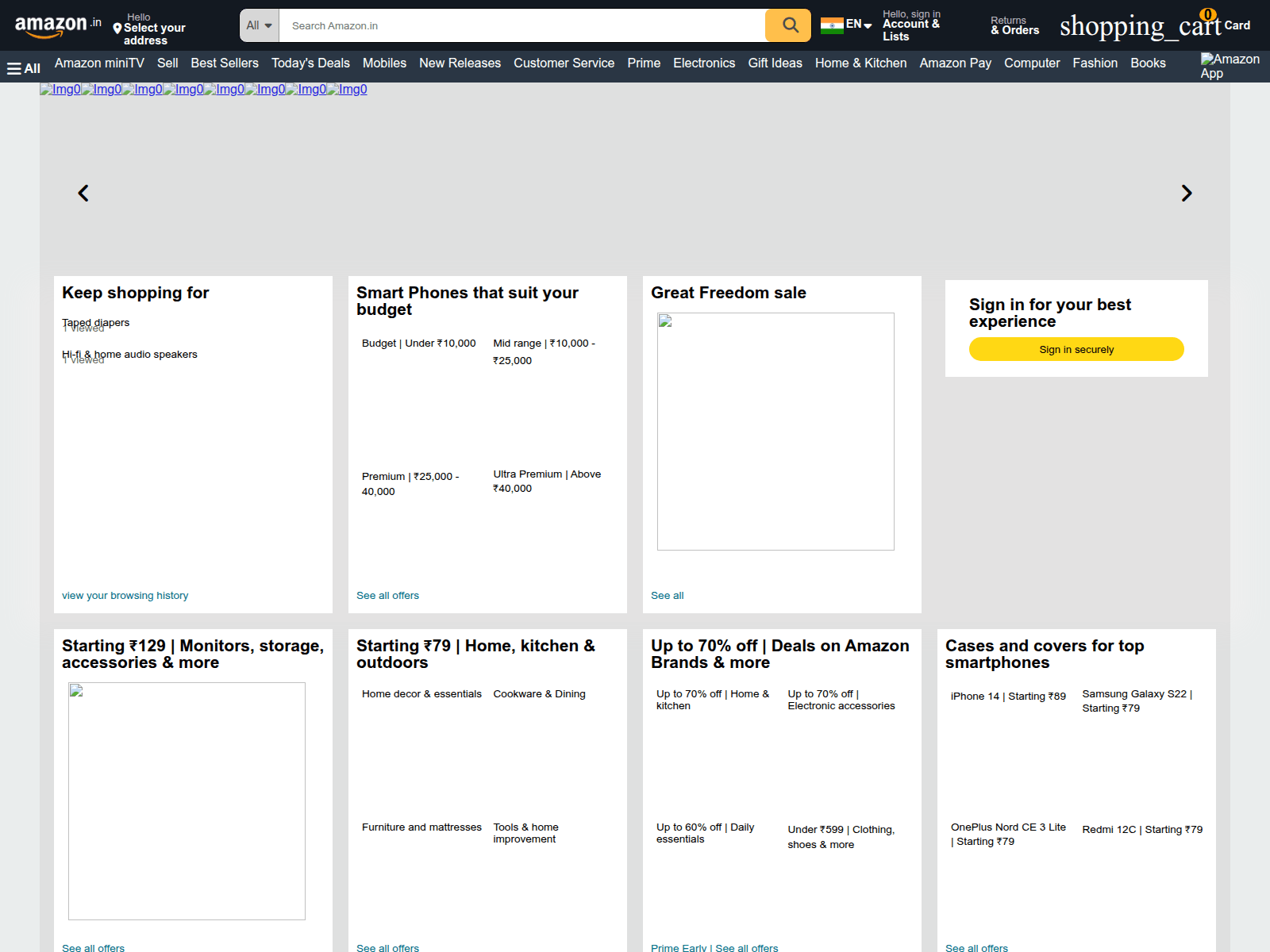 Screenshot of amazon-clone-by-shanmukh.vercel.app