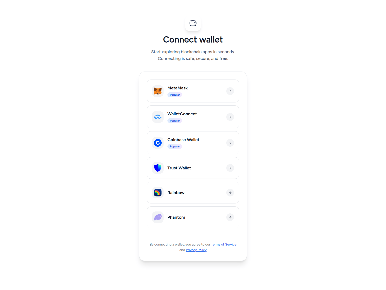 Screenshot of connect.web3ledgersecurity.com