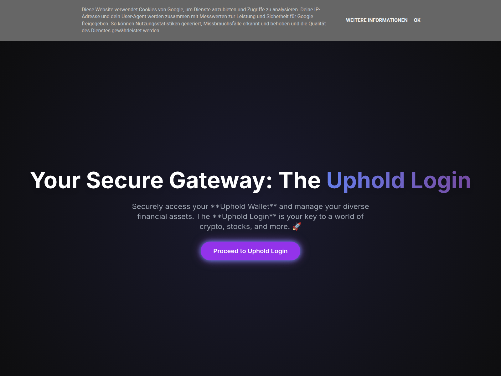 Screenshot of login-uphold-help.blogspot.com.ar