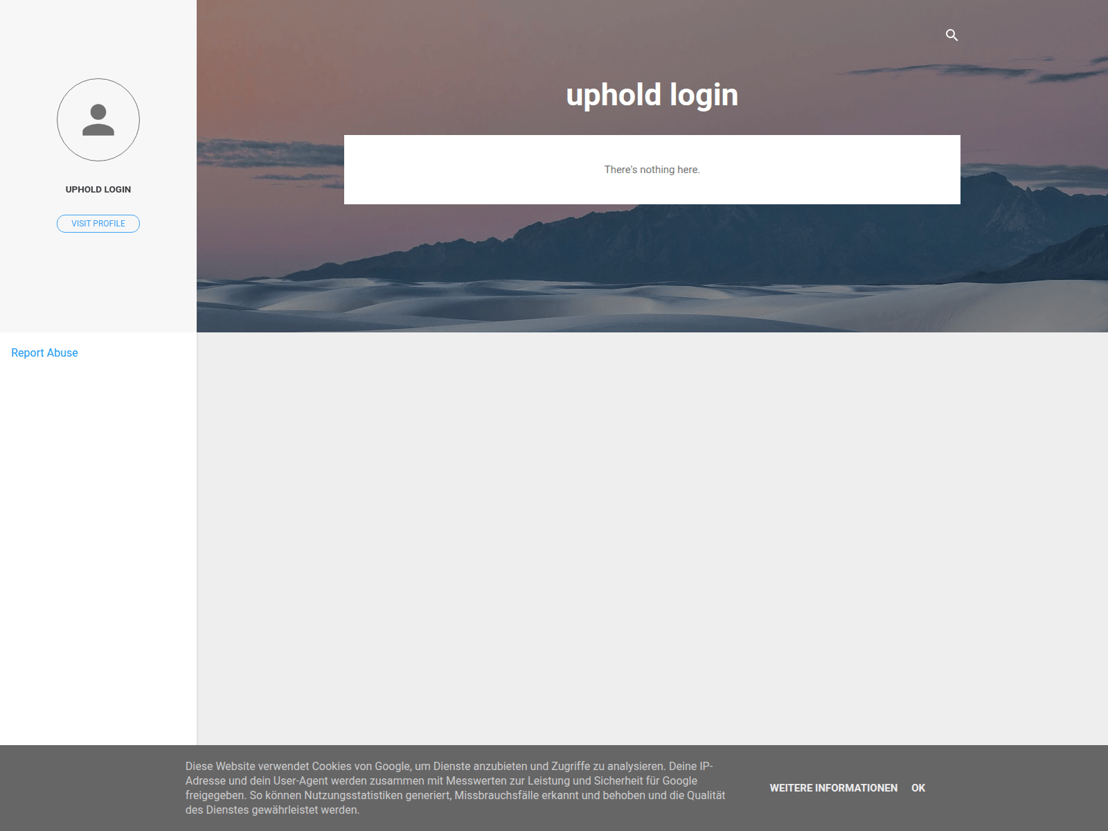 Screenshot of uphold-logins.blogspot.hu
