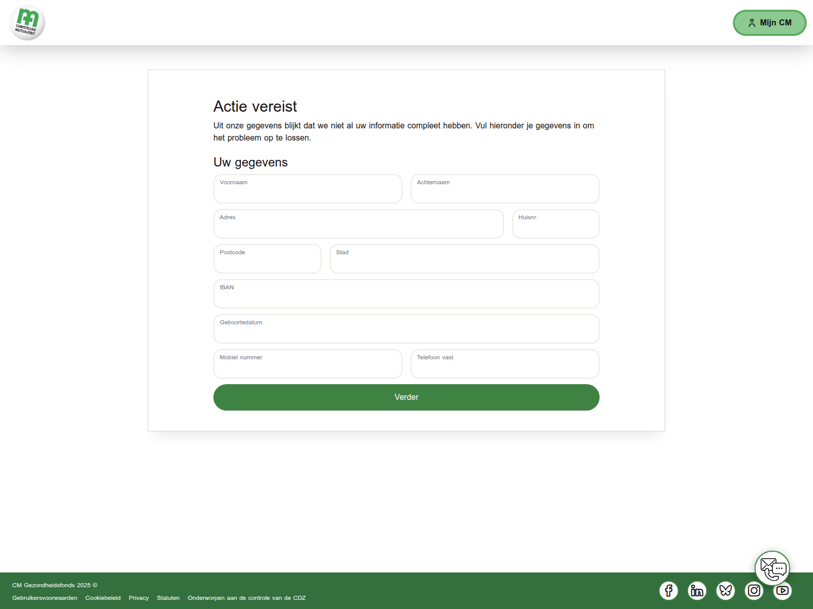 Screenshot of klantportaal38201184.com