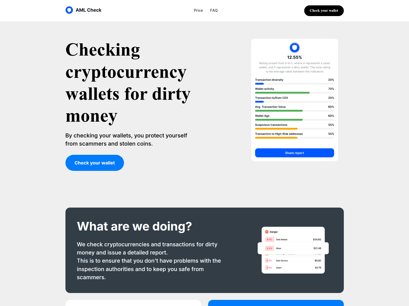 Screenshot of phantomalert.xyz