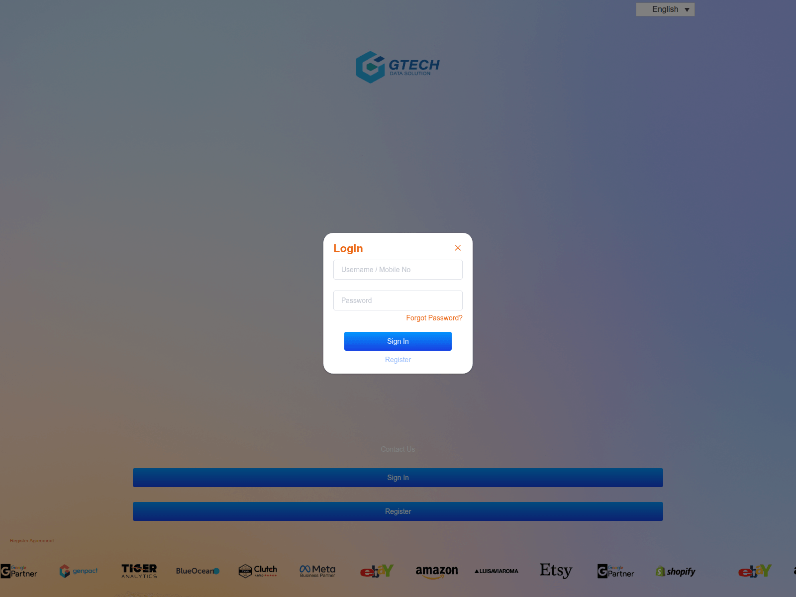Screenshot of gtech-data-market.site