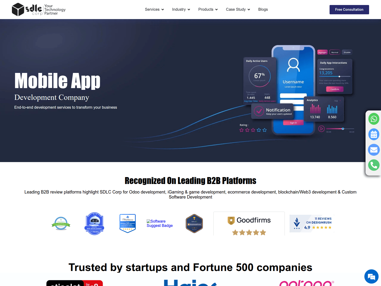 Screenshot of sdlccorp.com