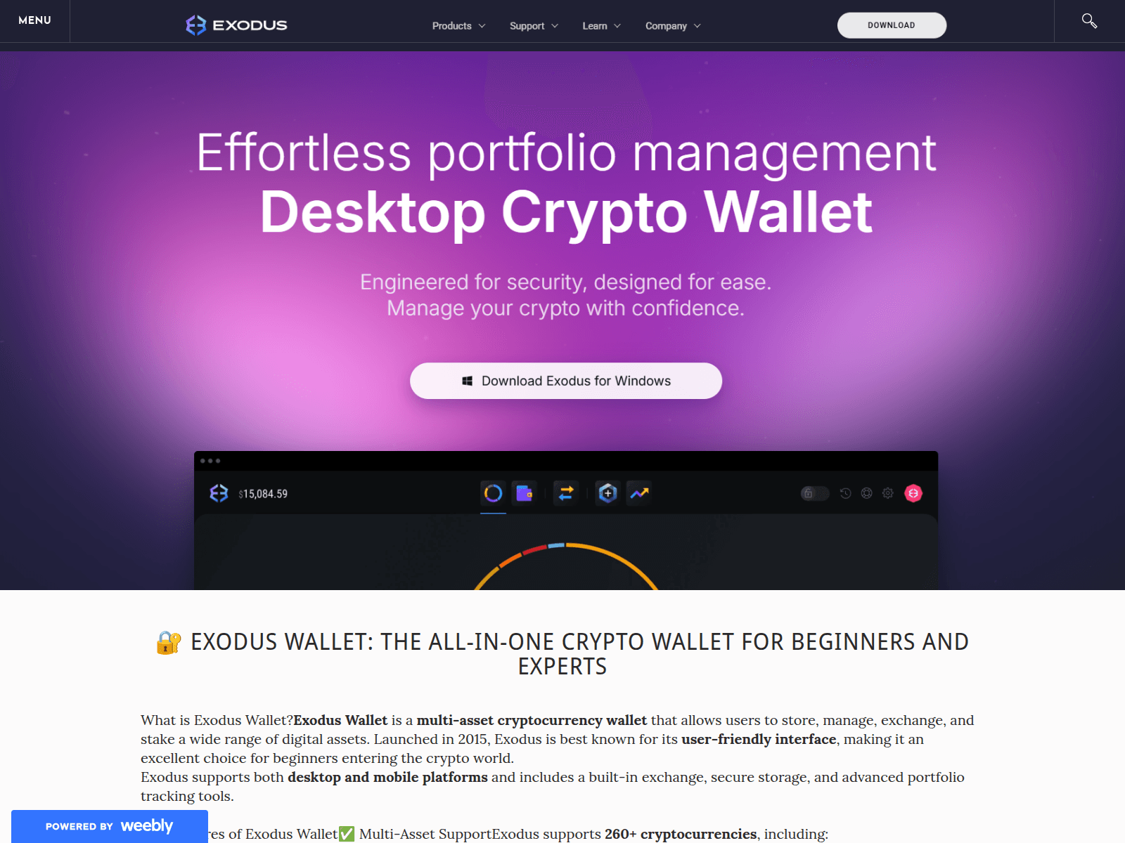 Screenshot of o-exodus-com.weebly.com
