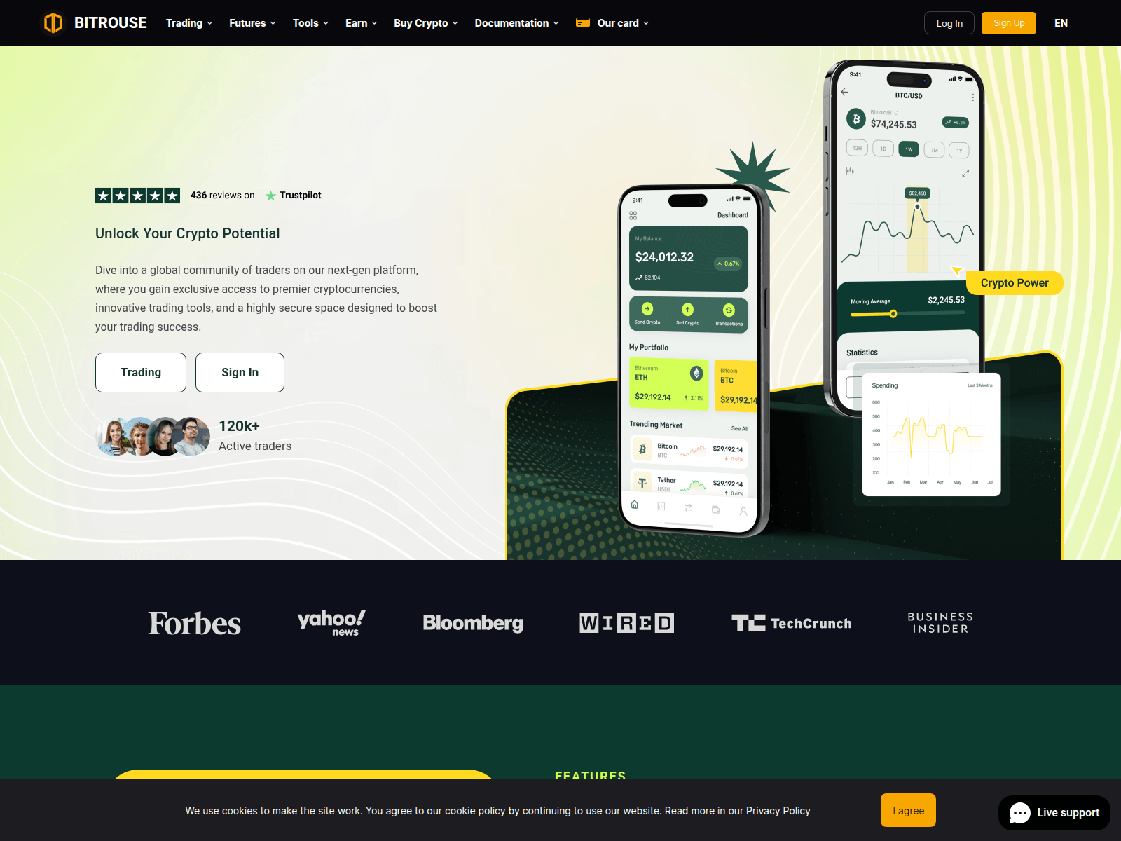 Screenshot of bitrouse.com