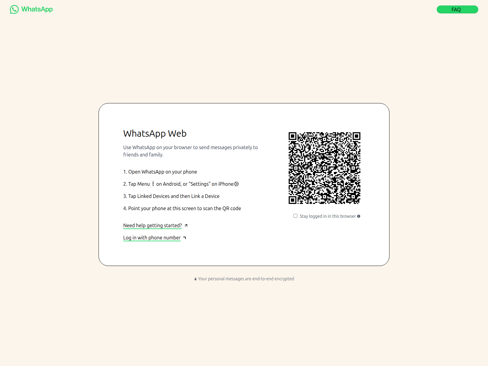 Screenshot of wha-web-whatsapp.com.cn