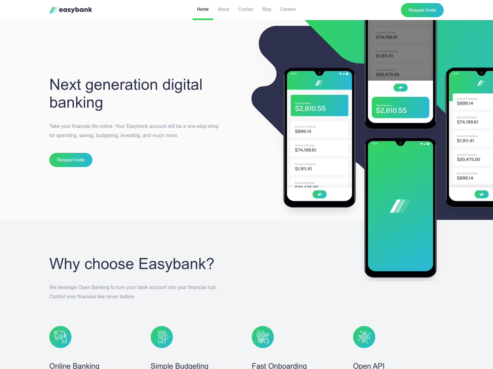 Screenshot of easy-bank-landing-page-olive.vercel.app