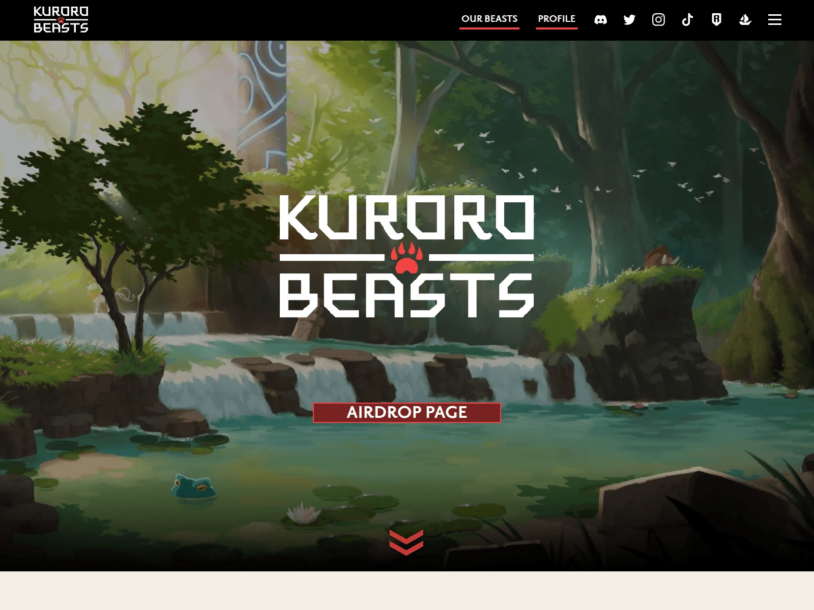 Screenshot of kuroro.com