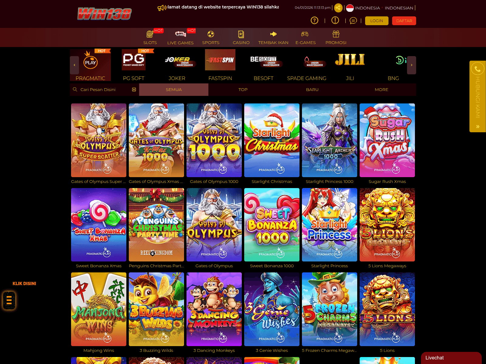 Screenshot of win138play.xyz