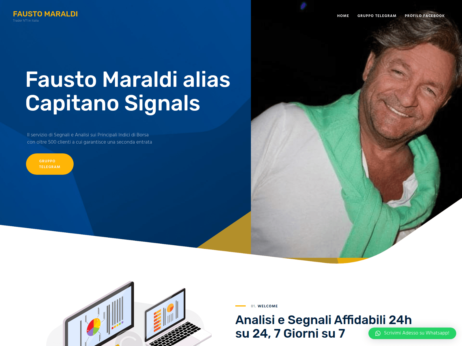 Screenshot of faustomaraldi.it