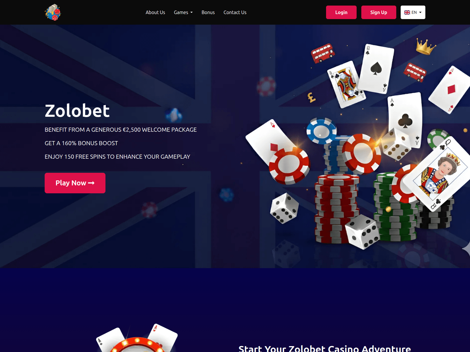 Screenshot of zolobetbritain.com