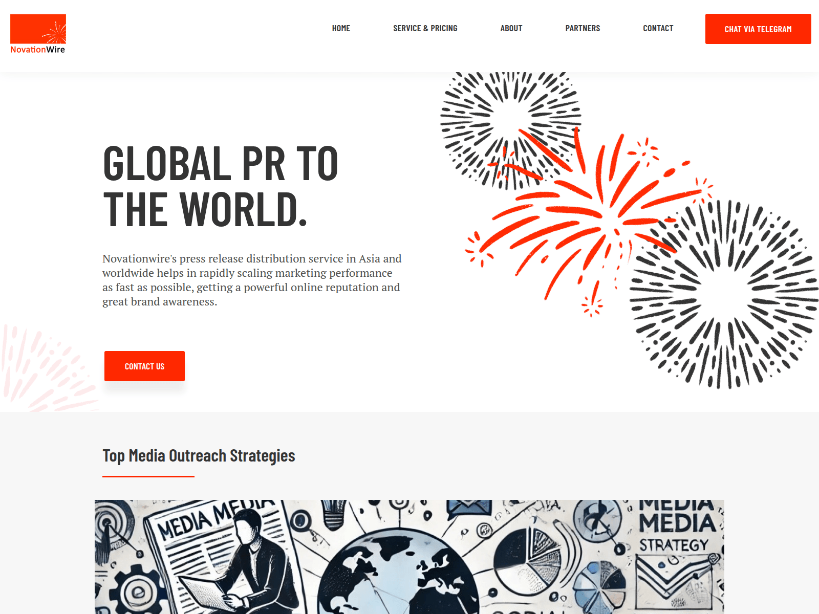 Screenshot of www.novationwire.com