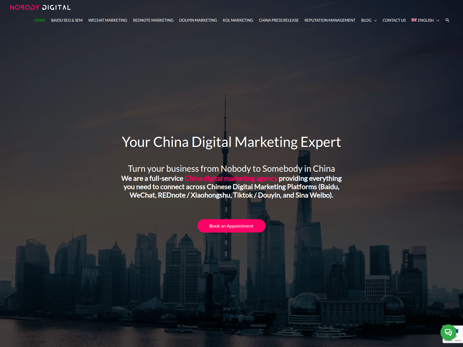 Screenshot of www.nobodydigital.co