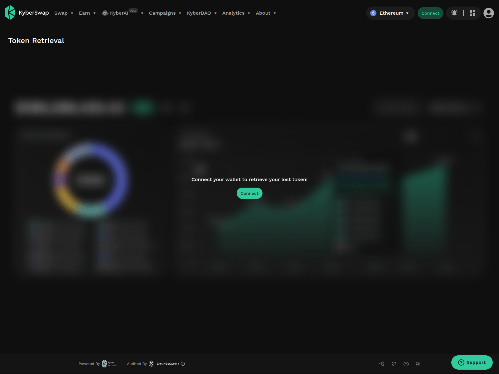 Screenshot of kybernetwork-claim.pages.dev