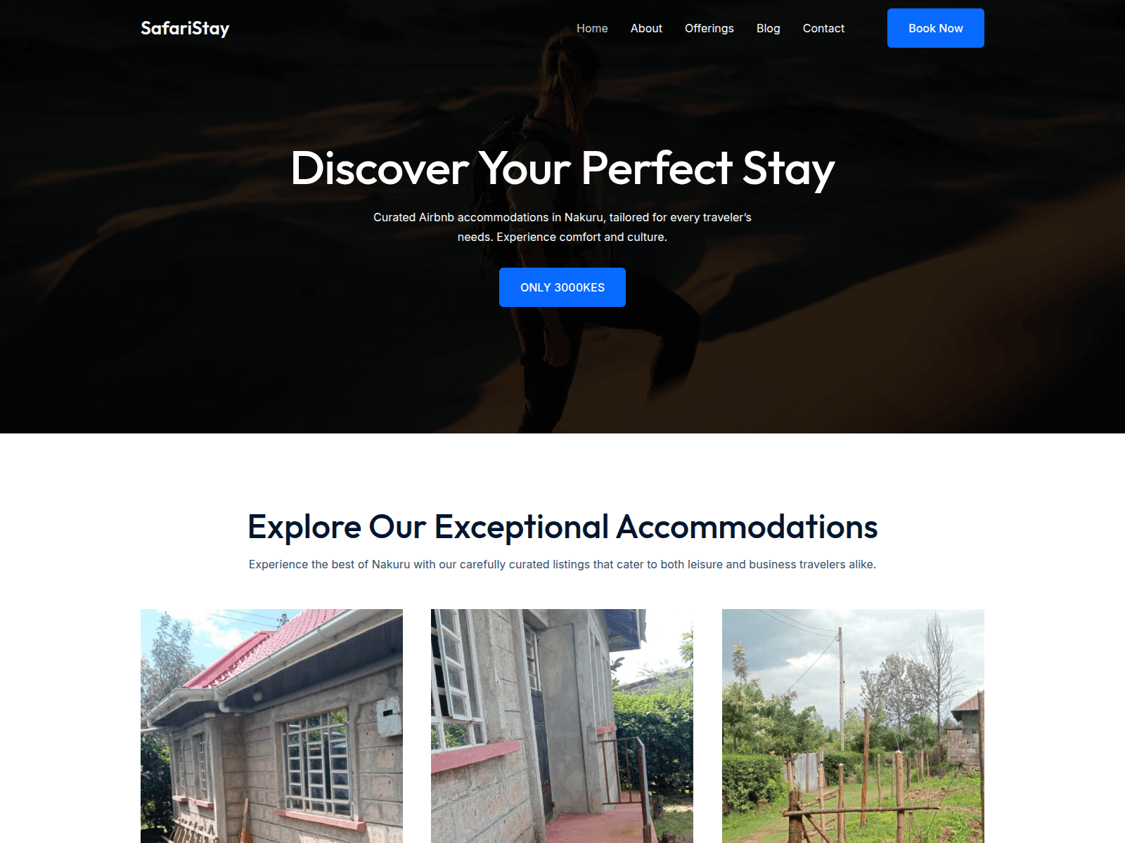 Screenshot of sechehomes.co.ke