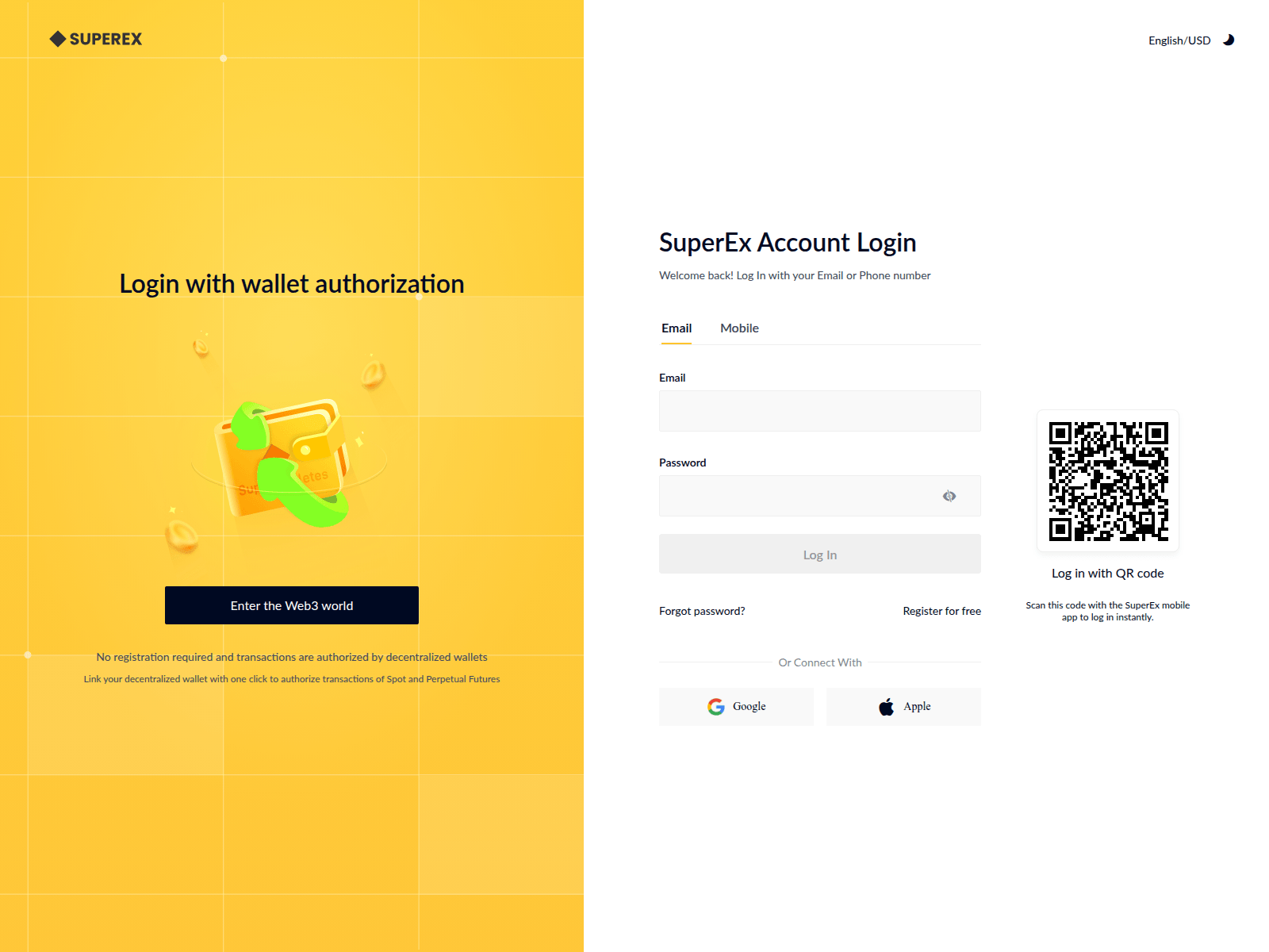 Screenshot of www.superex-login.at