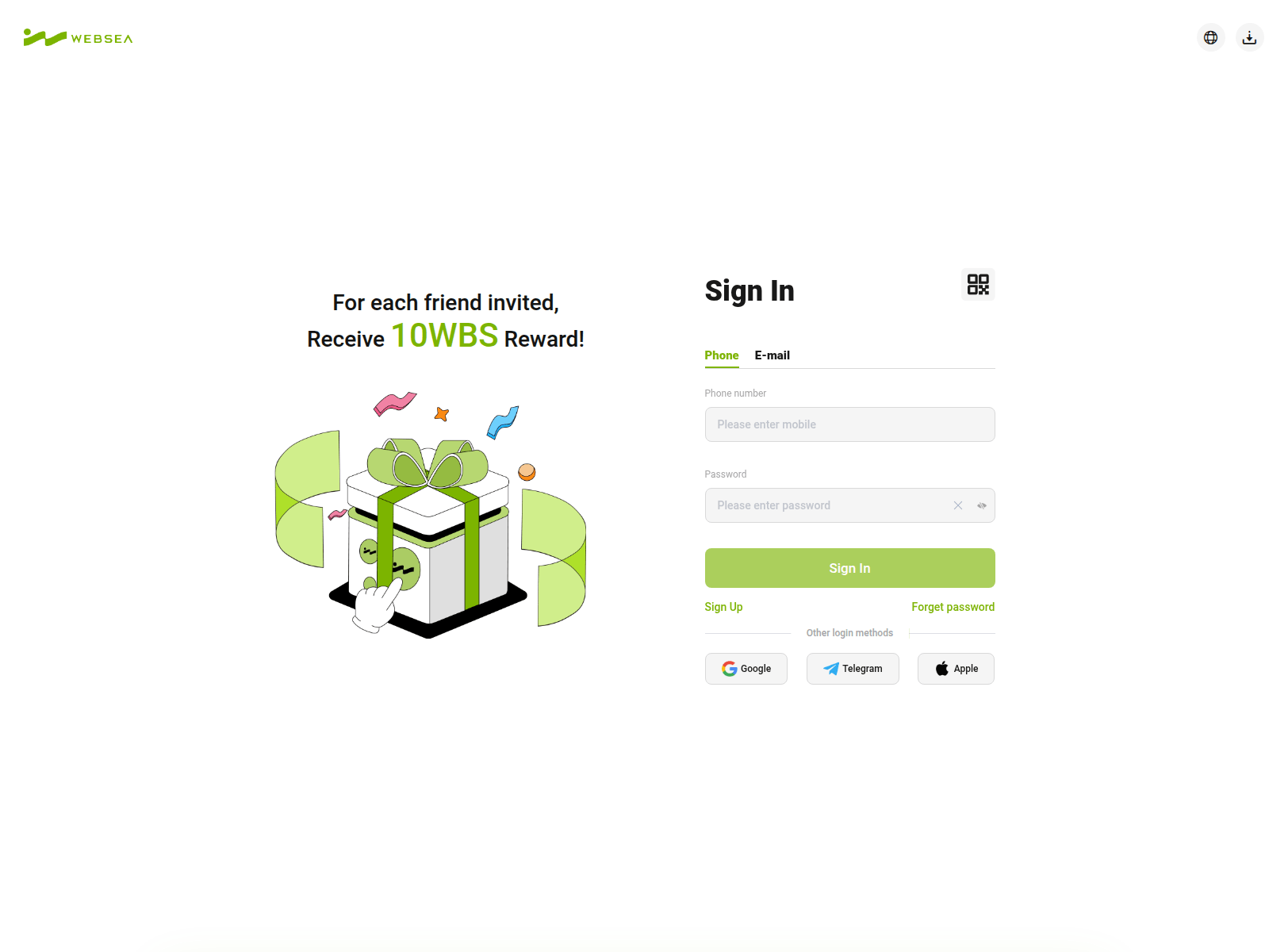 Screenshot of websea-login.at
