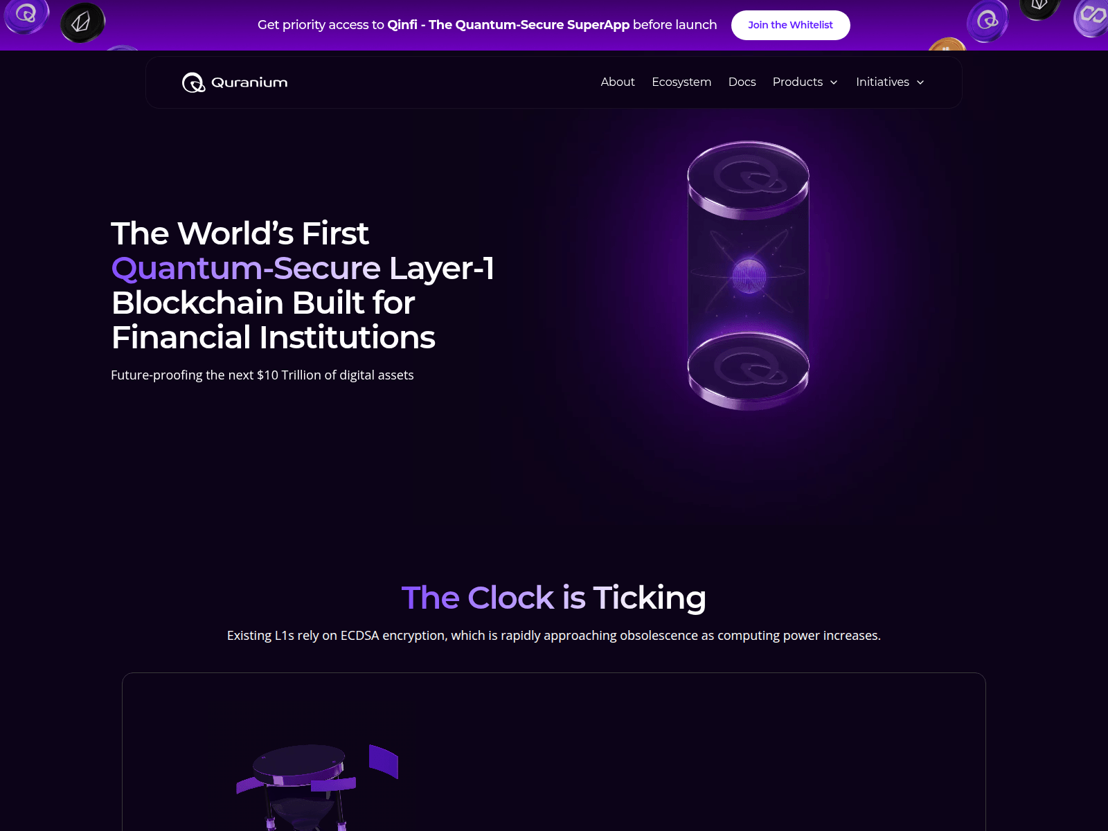 Screenshot of quranium.org