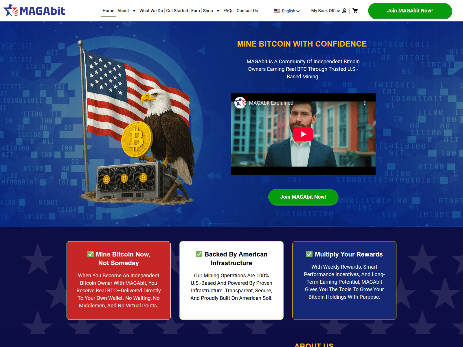 Screenshot of magabit.net