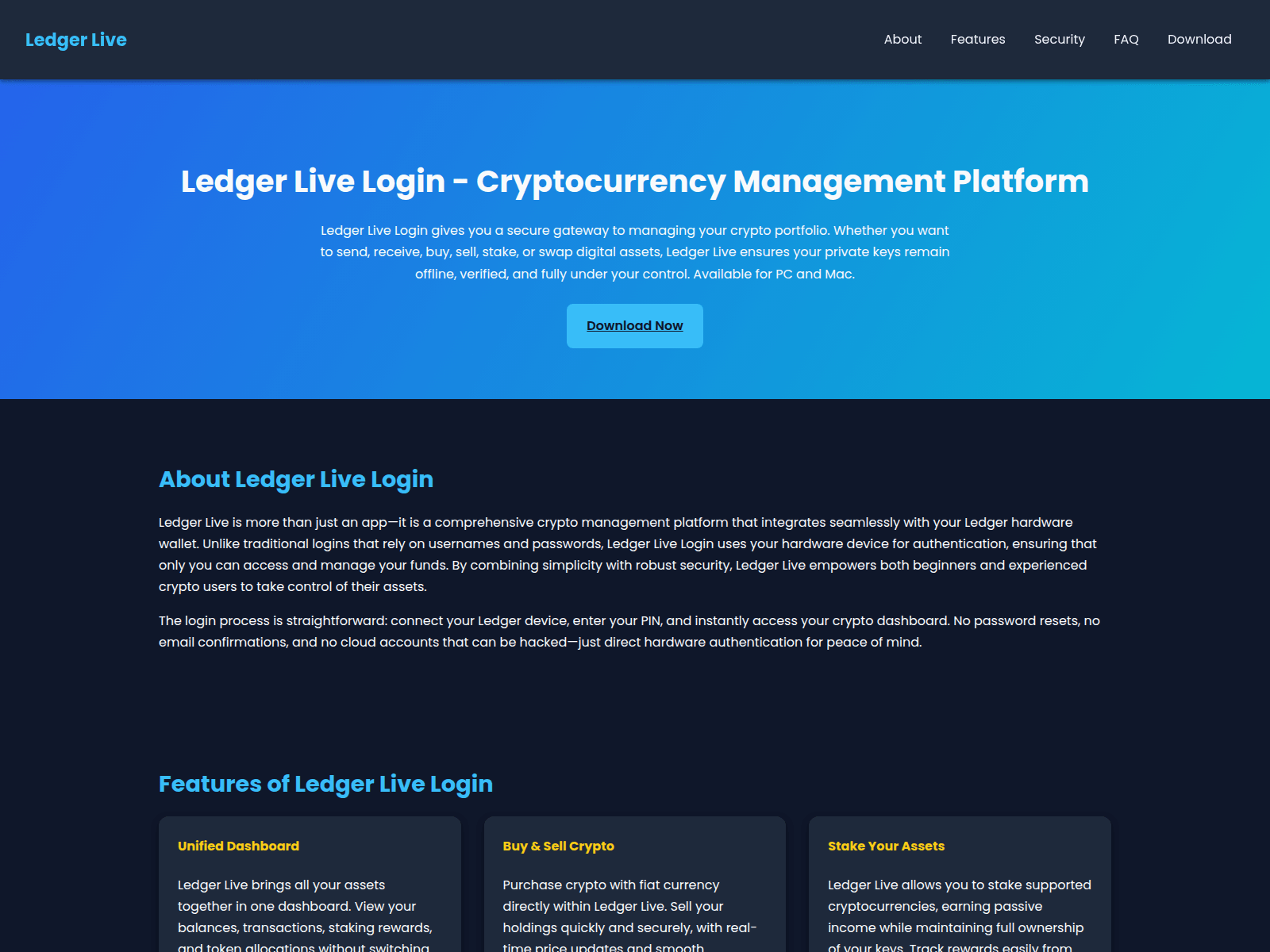 Screenshot of ledger-live-log-in-us.pages.dev