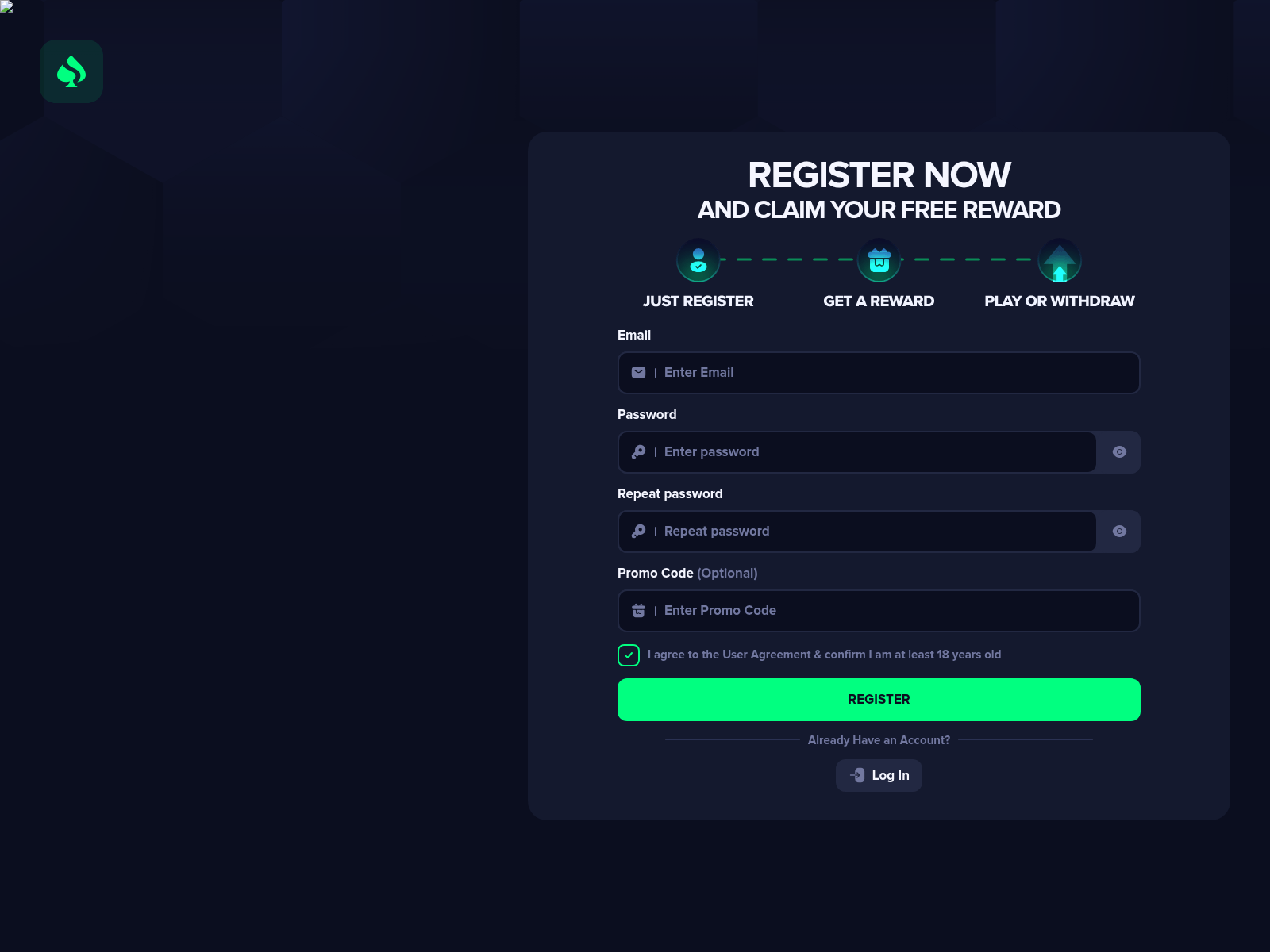 Screenshot of weinobet.com